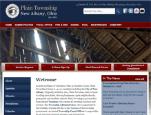 Tablet Screenshot of plaintownship.org