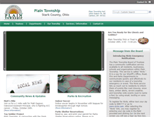 Tablet Screenshot of plaintownship.com